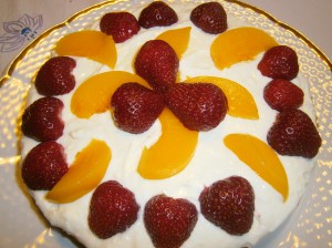 Ovocný lehký dortík