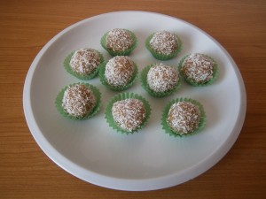 Sezamové kuličky s kokosem