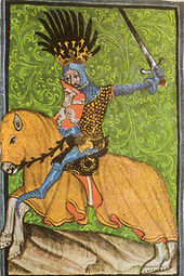 Jezdecký portrét Jana v Gelnhausenově kodexu