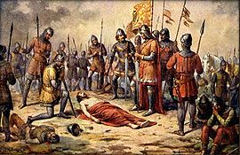 Přemysl Otakar II. padlu u Suchých Krut v den sv. Rufa 1278