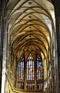 Síťová klenba pražské katedrály